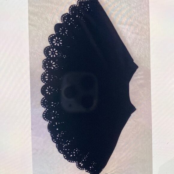 Juniors skater skirt black pleated skater skirt  mini skirt XS ice skating FLARE - Picture 1 of 10